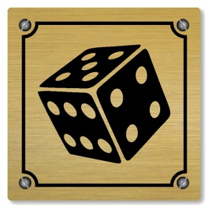 Herna, 148x148mm, zlatá, Kansas